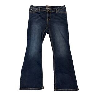 Torrid Luxe Slim Boot Jeans Size 16R Dark Wash